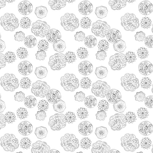 moresque pattern - grey